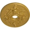 Ekena Millwork Alexa Medallion (Canopies up to 5 5/8"), 30 3/4"W x 21 1/4"H x 3 7/8"ID x 1 5/8"P, Iridescent Gold CM21X30ALIGS - alternate 2
